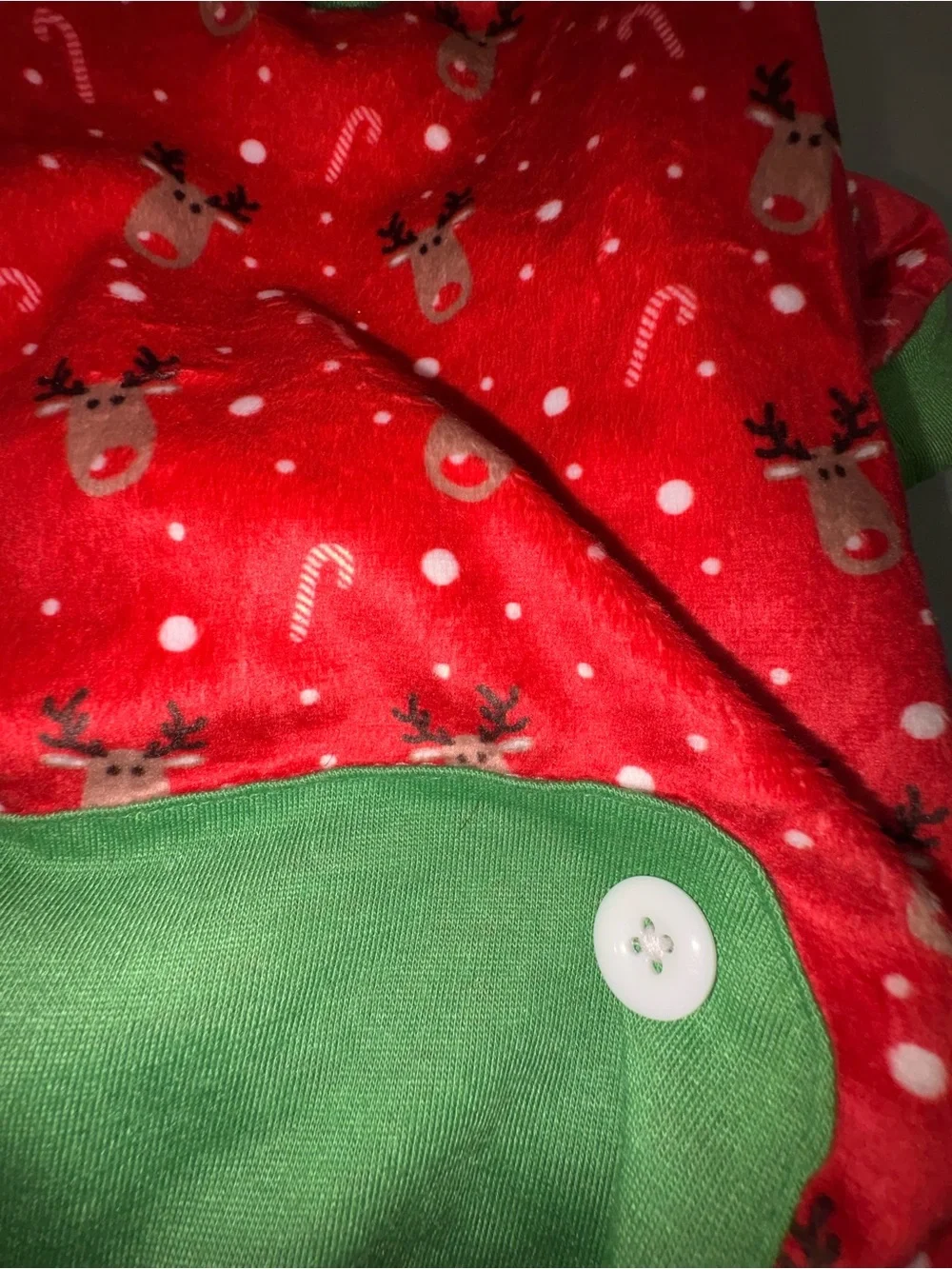 Lot 3 Small Dog Christmas Pajamas Fleece Holiday Reindeer Plaid Polar Bear XS